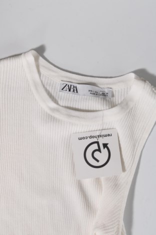 Damski sweter Zara, Rozmiar S, Kolor Biały, 74% wiskoza, 26% poliamid, Cena 101,25 zł