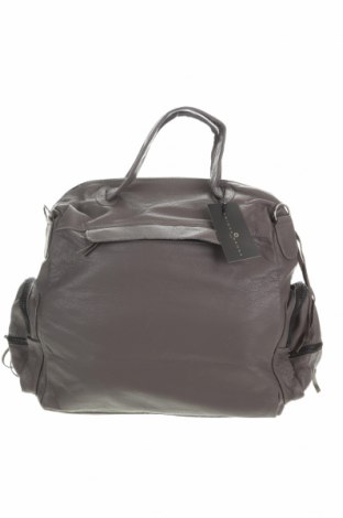 Γυναικεία τσάντα Aridza Bross, Χρώμα Γκρί, Γνήσιο δέρμα, Τιμή 182,17 €
