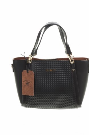 Γυναικεία τσάντα Beverly Hills Polo Club, Χρώμα Μαύρο, Δερματίνη, Τιμή 30,90 €
