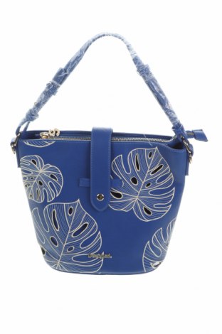 Γυναικεία τσάντα Desigual, Χρώμα Μπλέ, Δερματίνη, Τιμή 62,09 €