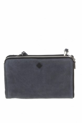 Дамска чанта Gant, Цвят Син, Естествен велур, Цена 259,35 лв.