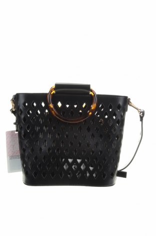 Γυναικεία τσάντα Naf Naf, Χρώμα Μαύρο, Δερματίνη, Τιμή 30,62 €