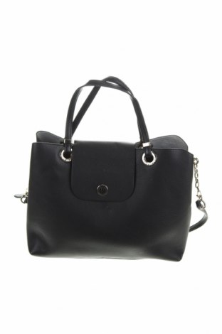 Дамска чанта Tommy Hilfiger, Цвят Черен, Еко кожа, Цена 153,45 лв.