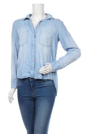 Γυναικείο πουκάμισο Tom Tailor, Μέγεθος S, Χρώμα Μπλέ, Lyocell, Τιμή 20,78 €
