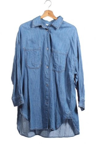 Dámská košile  Zara, Velikost XS, Barva Modrá, Bavlna, Cena  558,00 Kč