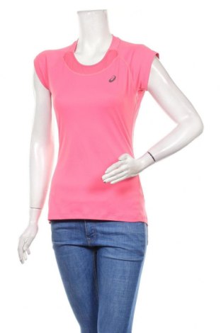 Дамска тениска ASICS, Размер S, Цвят Розов, Полиестер, Цена 32,00 лв.