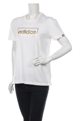 Damski T-shirt Adidas, Rozmiar M, Kolor Biały, 95% bawełna, 5% elastyna, Cena 128,38 zł