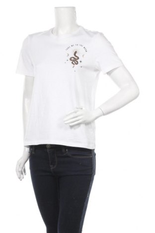 Дамска тениска ONLY, Размер M, Цвят Бял, Памук, Цена 24,00 лв.