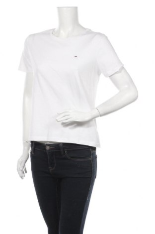 Дамска тениска Tommy Hilfiger, Размер S, Цвят Бял, Памук, Цена 66,75 лв.