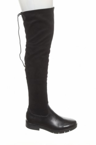 Γυναικείες μπότες Bata, Μέγεθος 39, Χρώμα Μαύρο, Κλωστοϋφαντουργικά προϊόντα, γνήσιο δέρμα, Τιμή 92,06 €