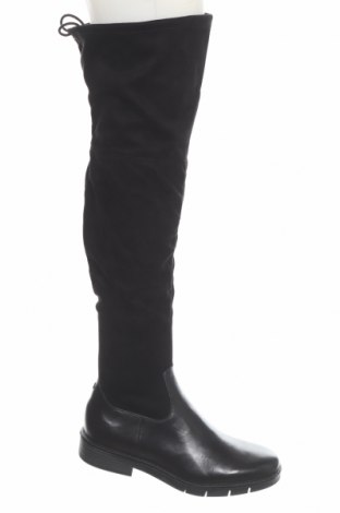 Γυναικείες μπότες Bata, Μέγεθος 39, Χρώμα Μαύρο, Γνήσιο δέρμα, κλωστοϋφαντουργικά προϊόντα, Τιμή 66,49 €