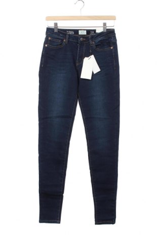 Damskie jeansy Q/S by S.Oliver, Rozmiar XS, Kolor Niebieski, 45% wiskoza, 28% poliester, 24% bawełna, 3% elastyna, Cena 49,50 zł