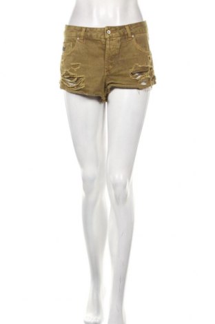 Γυναικείο κοντό παντελόνι Pull&Bear, Μέγεθος S, Χρώμα Πράσινο, Βαμβάκι, Τιμή 16,70 €