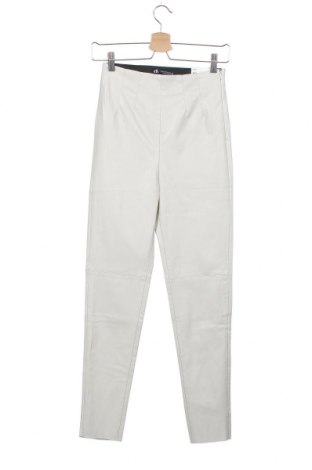 Γυναικείο παντελόνι δερμάτινο Zara, Μέγεθος XS, Χρώμα  Μπέζ, Δερματίνη, Τιμή 14,65 €