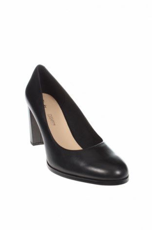 Дамски обувки Clarks, Размер 38, Цвят Черен, Естествена кожа, Цена 186,75 лв.