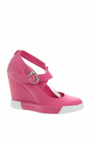 Дамски обувки D&G Dolce&Gabbana, Размер 37, Цвят Розов, Текстил, Цена 187,00 лв.
