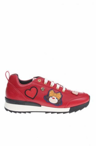 Дамски обувки Love Moschino, Размер 39, Цвят Червен, Естествена кожа, Цена 278,85 лв.