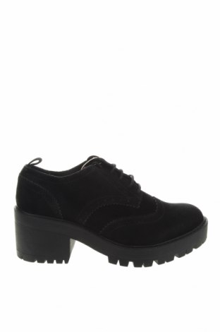 Γυναικεία παπούτσια Pull&Bear, Μέγεθος 40, Χρώμα Μαύρο, Κλωστοϋφαντουργικά προϊόντα, Τιμή 29,52 €