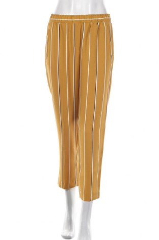 Дамски панталон H&M, Размер M, Цвят Жълт, Полиестер, Цена 35,00 лв.