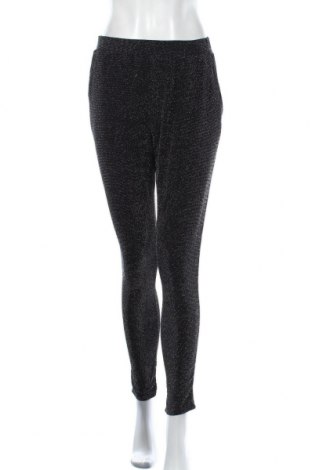 Pantaloni de femei Nly Trend, Mărime M, Culoare Negru, 87% poliamidă, 8% fire din metal, 5% elastan, Preț 110,25 Lei