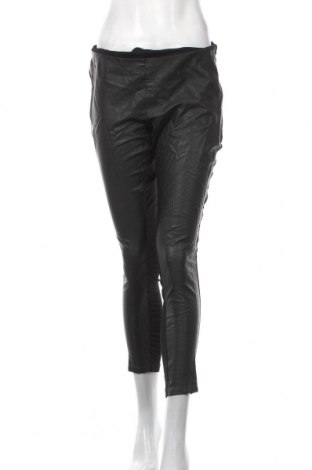 Дамски панталон Part Two, Размер M, Цвят Черен, Еко кожа, текстил, Цена 54,60 лв.