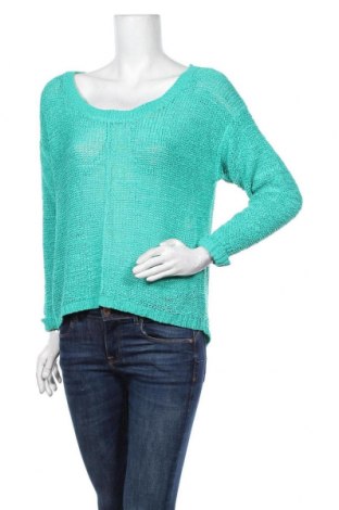 Дамски пуловер 17 & Co., Размер M, Цвят Зелен, 65% акрил, 35% полиамид, Цена 33,60 лв.