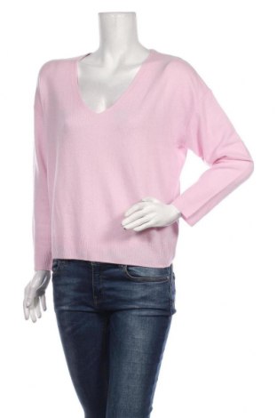 Дамски пуловер Caroll, Размер S, Цвят Розов, 100% кашмир, Цена 71,82 лв.