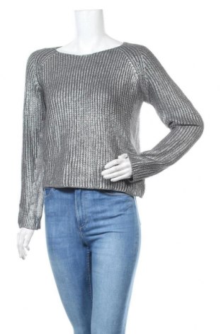 Дамски пуловер Gina Tricot, Размер XS, Цвят Сив, 50% акрил, 50% памук, Цена 27,93 лв.
