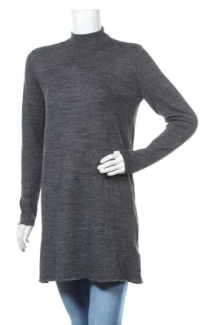Дамски пуловер H&M, Размер S, Цвят Сив, 63% полиестер, 34% вискоза, 3% вълна, Цена 26,88 лв.