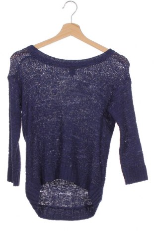 Дамски пуловер H&M, Размер XS, Цвят Син, 55% акрил, 45% полиамид, Цена 7,84 лв.