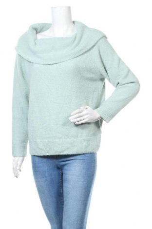 Дамски пуловер Jean Pascale, Размер M, Цвят Син, 51% полиамид, 49% акрил, Цена 26,88 лв.