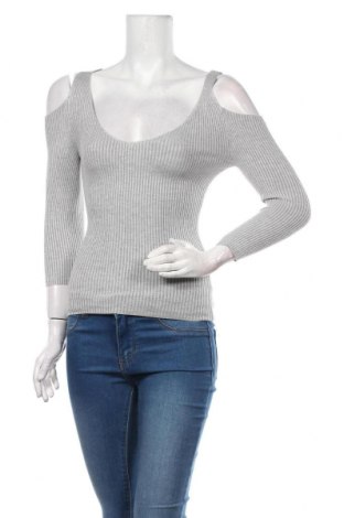 Дамски пуловер Jennyfer, Размер XS, Цвят Сив, 80% вискоза, 20% полиамид, Цена 51,75 лв.
