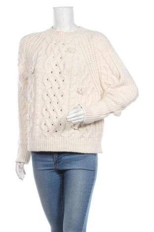 Дамски пуловер Mango, Размер M, Цвят Бял, 91% акрил, 5% полиестер, 4% полиамид, Цена 56,07 лв.