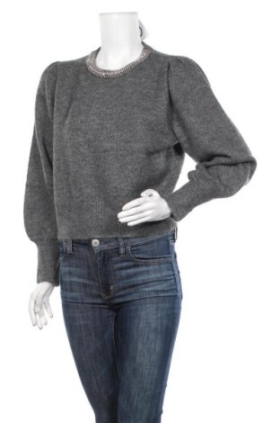 Дамски пуловер ONLY, Размер M, Цвят Сив, 75% акрил, 22% полиестер, 3% еластан, Цена 41,40 лв.