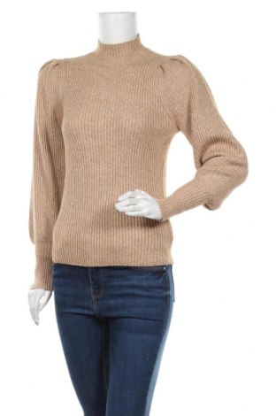 Дамски пуловер ONLY, Размер S, Цвят Кафяв, 50% вискоза, 27% полиамид, 23% полиестер, Цена 43,47 лв.