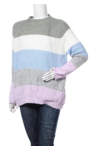 Дамски пуловер ONLY, Размер L, Цвят Многоцветен, 81% акрил, 19% полиестер, Цена 51,75 лв.