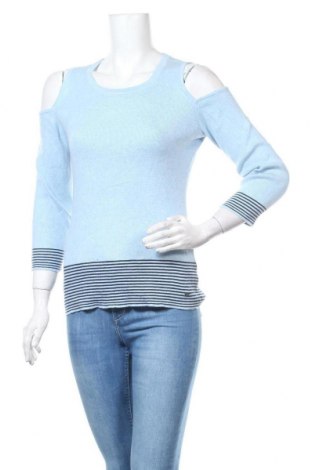 Дамски пуловер Tommy Hilfiger, Размер M, Цвят Син, Памук, Цена 42,84 лв.