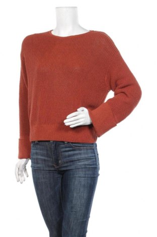 Дамски пуловер Weekday, Размер XS, Цвят Кафяв, 38% полиамид, 30% акрил, 30% памук, 2% полиестер, Цена 30,24 лв.