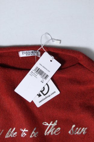 Дамски пуловер Zabaione, Размер S, Цвят Червен, 52% вискоза, 28% полиестер, 20% полиамид, Цена 35,40 лв.