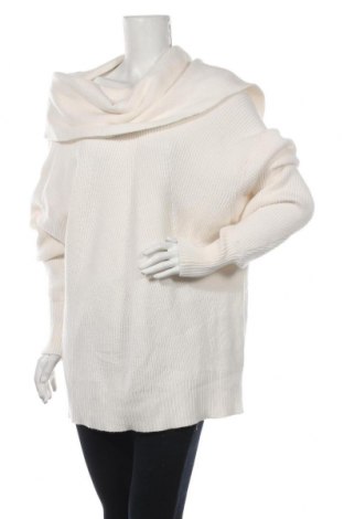 Damski sweter Zara Knitwear, Rozmiar M, Kolor Biały, 47% wiskoza, 27% poliamid, 26% poliester, Cena 91,00 zł