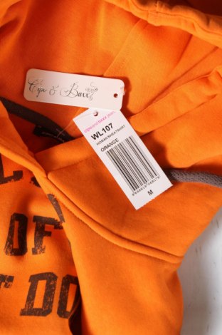 Дамски суичър Cipo & Baxx, Размер M, Цвят Оранжев, 65% памук, 35% полиестер, Цена 96,75 лв.