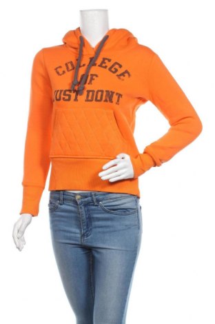 Дамски суичър Cipo & Baxx, Размер S, Цвят Оранжев, 65% памук, 35% полиестер, Цена 96,75 лв.