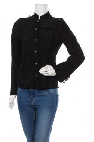 Γυναικείο δερμάτινο σακάκι Exte, Μέγεθος S, Χρώμα Μαύρο, Φυσικό σουέτ, Τιμή 17,43 €