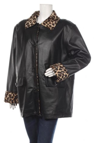 Дамско кожено яке Helena Vera, Размер XL, Цвят Черен, Естествена кожа, Цена 77,70 лв.