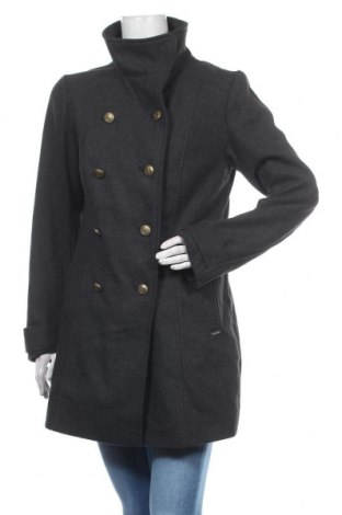 Дамско палто Bruno Banani, Размер L, Цвят Сив, 82% полиестер, 10% вълна, 5% полиакрил, 25% полиамид, 1% памук, Цена 48,30 лв.
