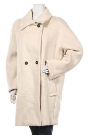 Дамско палто Caroll, Размер XL, Цвят Бежов, 81% вълна, 19% полиамид, Цена 374,25 лв.
