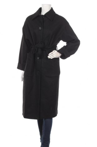 Дамско палто Edited, Размер S, Цвят Черен, 80% вълна, 20% полиамид, Цена 203,40 лв.