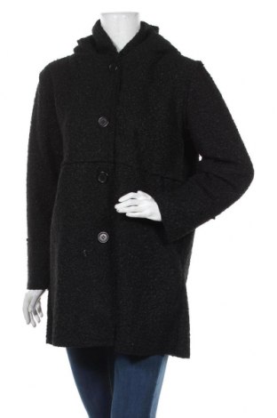 Дамско палто In&Dit, Размер L, Цвят Черен, 80% полиестер, 20% вълна, Цена 90,30 лв.