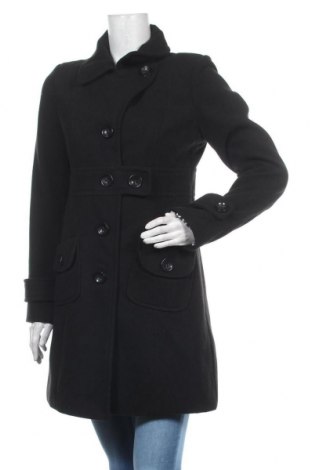 Дамско палто Livre, Размер M, Цвят Черен, 65% полиестер, 33% вискоза, 2% еластан, Цена 51,45 лв.