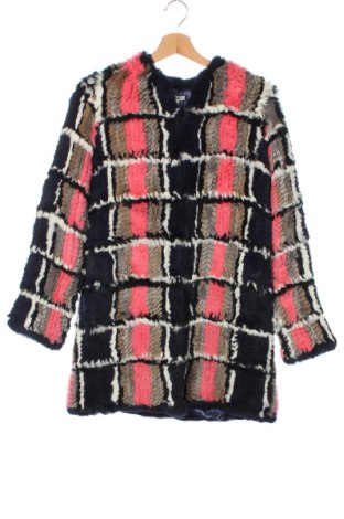 Дамско кожено палто Manoush, Размер XS, Цвят Многоцветен, Естествен косъм, Цена 528,47 лв.